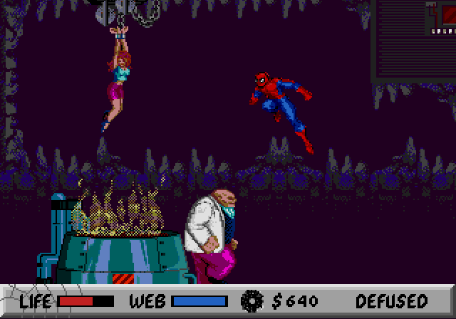 Vintage Spider-Man Games: Spider-Man vs. the Kingpin - Spider Man Crawlspace