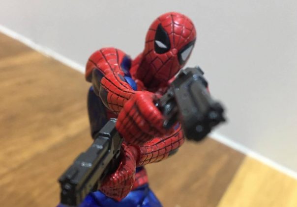 Amazon.com: Figure Complex AMAZING YAMAGUCHI Spider-Man (Resale), Approx.  6.3 inches (160 mm), ABS & PVC Pre-painted Action Figure, Revoltech : Toys  & Games