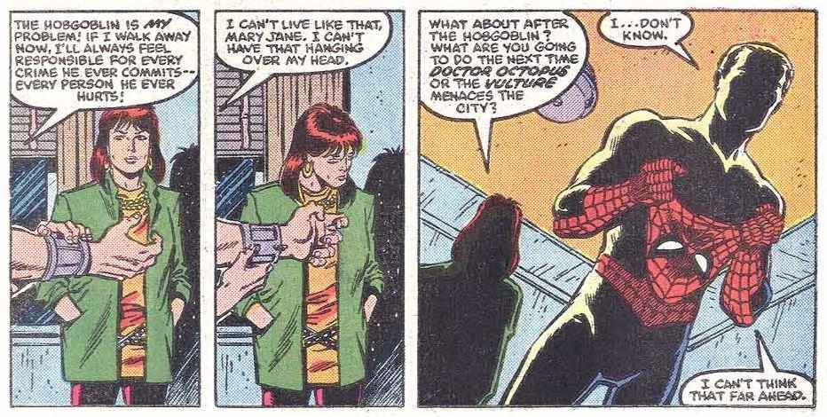 Panel(s) of the Day #1210 (Mary Jane Monday!) - Spider Man Crawlspace