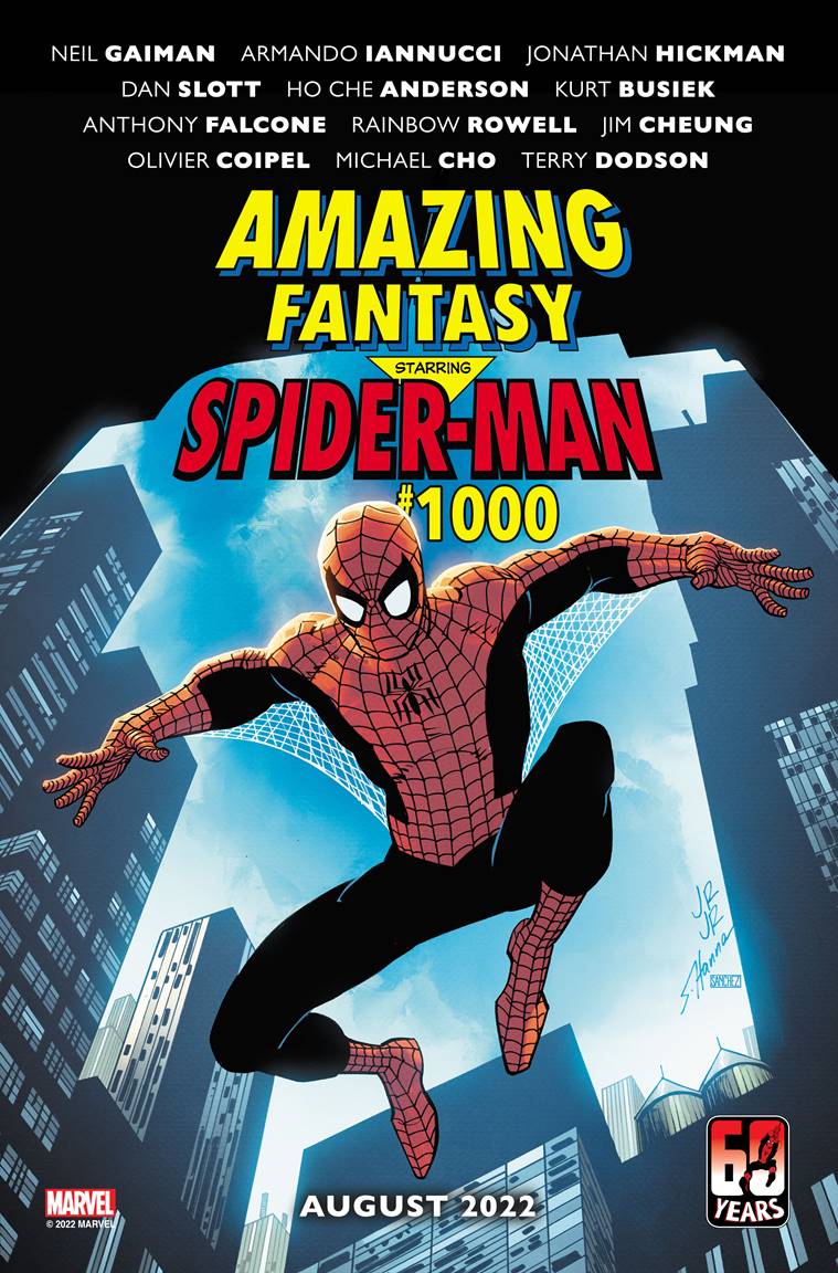 LEGENDS FROM THROUGHOUT THE COMIC BOOK INDUSTRY CELEBRATE SPIDER-MAN'S 60TH  ANNIVERSARY IN AMAZING FANTASTY #1000! - Spider Man Crawlspace